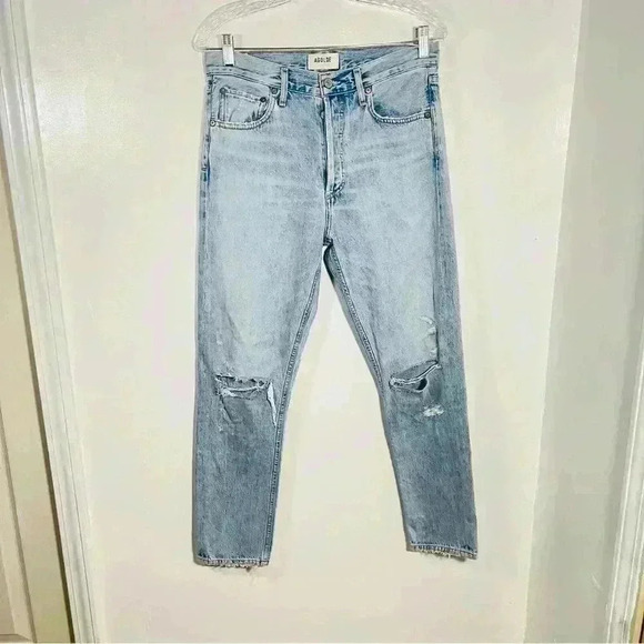 Agolde Jamie High Rise Classic Jeans Shakedown - Picture 3 of 11